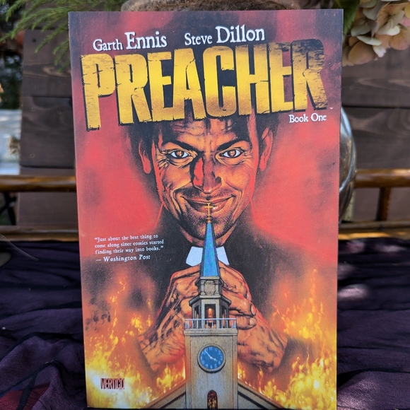 2 Comic Collections Preacher Book One and Book Two by Garth Ennis & Steve Dillon - Picture 2 of 6